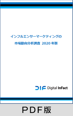 インフルエンサーマーケティングの市場動向分析調査 2020年版【PDF版】