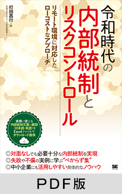 令和時代の内部統制とリスクコントロール  リモート環境に対応したローコストなアプローチ【PDF版】