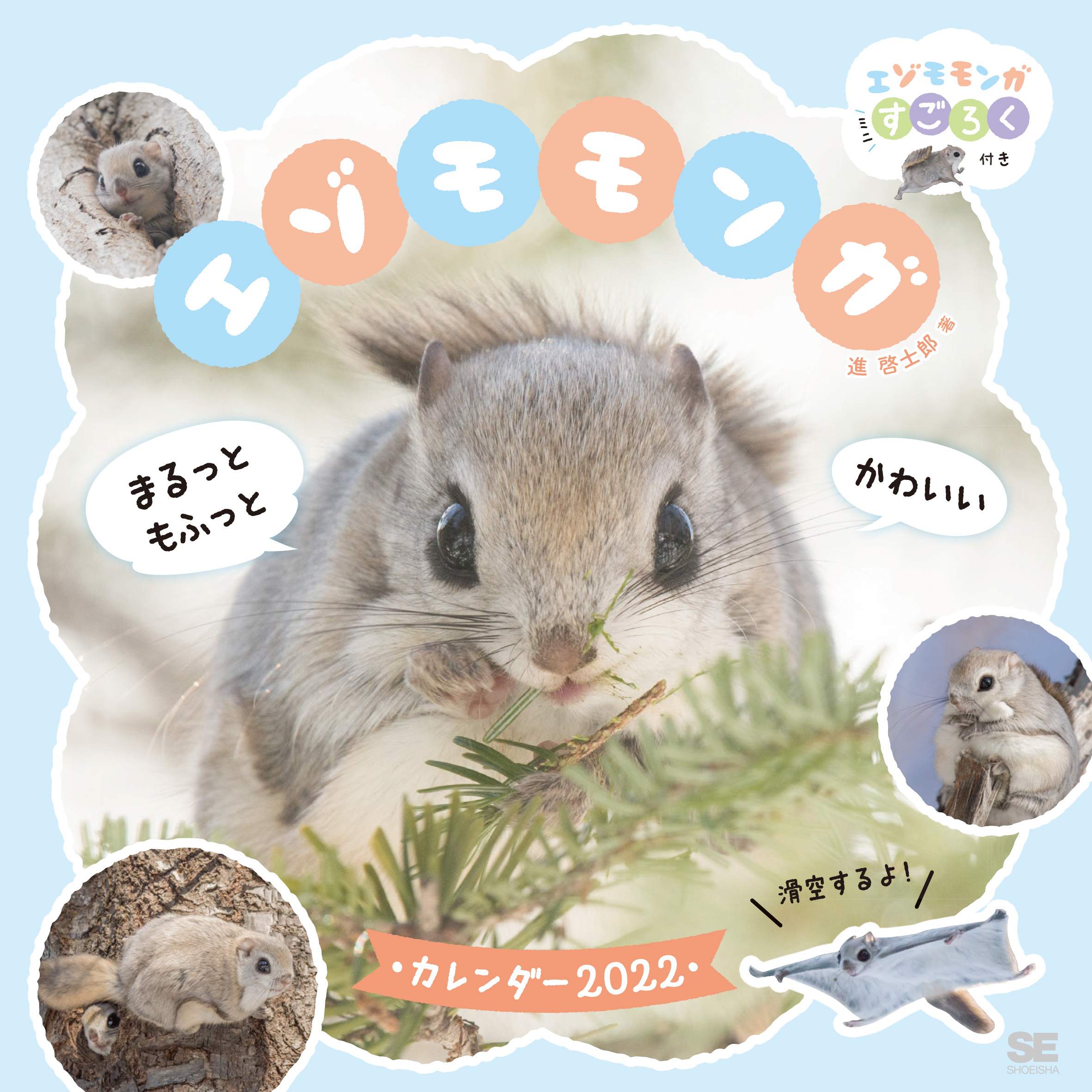 まるっともふっと かわいいエゾモモンガ カレンダー 22 Seshop Com 翔泳社の通販